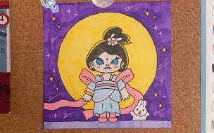 简笔画嫦娥怎么画 嫦娥简笔画简单又漂亮