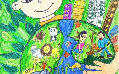 环境与健康（环境与健康绘画作品）
